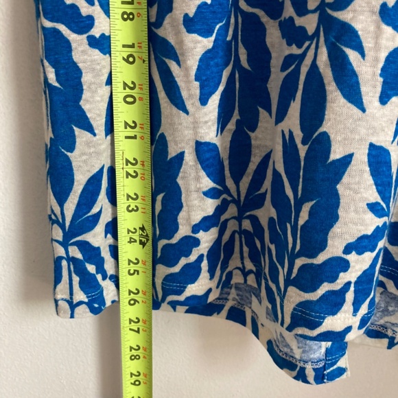 Rachel Zoe 100% linen floral top - Picture 6 of 8